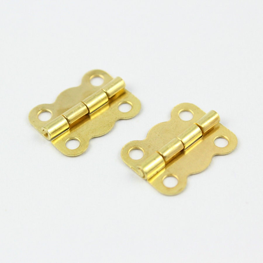 20pcs Gold Hinge Small Hinge Box Hinge 16x13mm HINGE04 Etsy