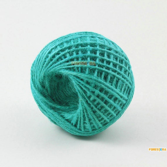 50ヤード 2 mm 麻紐 ピーコックブルー 麻ロープ 麻紐 (MS08) - Etsy 日本
