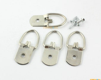 10Pcs Silver Photo Frame Hook Hanging Photo Frame Hanger 16x45mm (SPFH45X16)