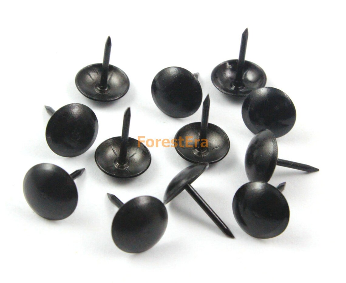 100pcs 11x15mm Black Upholstery Tacks Nails TN54 - Etsy