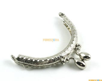 Purse Frame 8.5CM Antique Silver Bag Purse Frame Handbag Frame (KJ81)