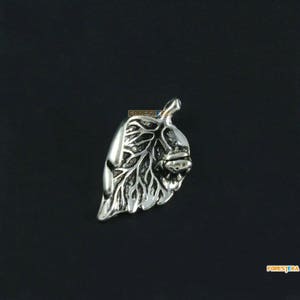 30Pcs Antique Silver Leaf Charm Fern Leaf Pendant 24x13mm (PND1644)