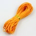 10 Yards 1mm Orange Yellow Wax Cord Korea Polyester Cord Poly Bracelet ...