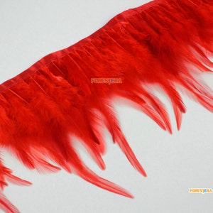 1 Yard Red Feather Trim (YM199)