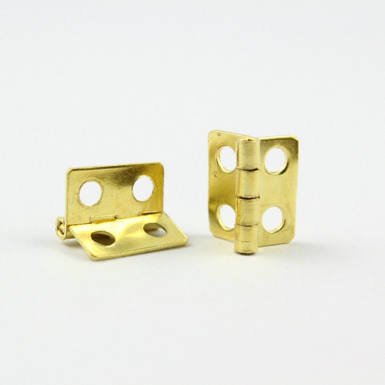 20Pcs Gold Hinge Small Hinge Box Hinge 13x12mm HINGE02 Etsy