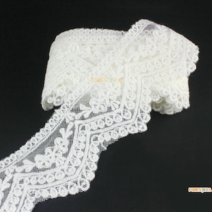 Schiffli Lace-llpt001,chemical Lace,white Vintage Necklace