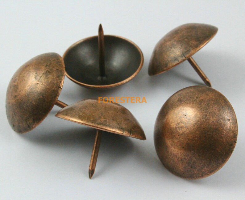 30pcs 30mm Antique Copper Upholstery Tacks Nails TN23 Etsy