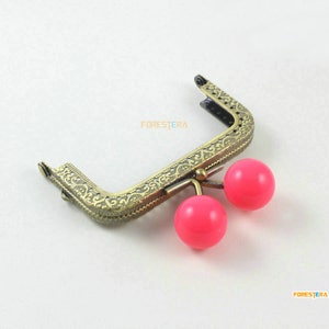 1Pcs Purse Frame 8.5CM Antique Brass Bag Purse Frame Handbag Frame (KJB10)