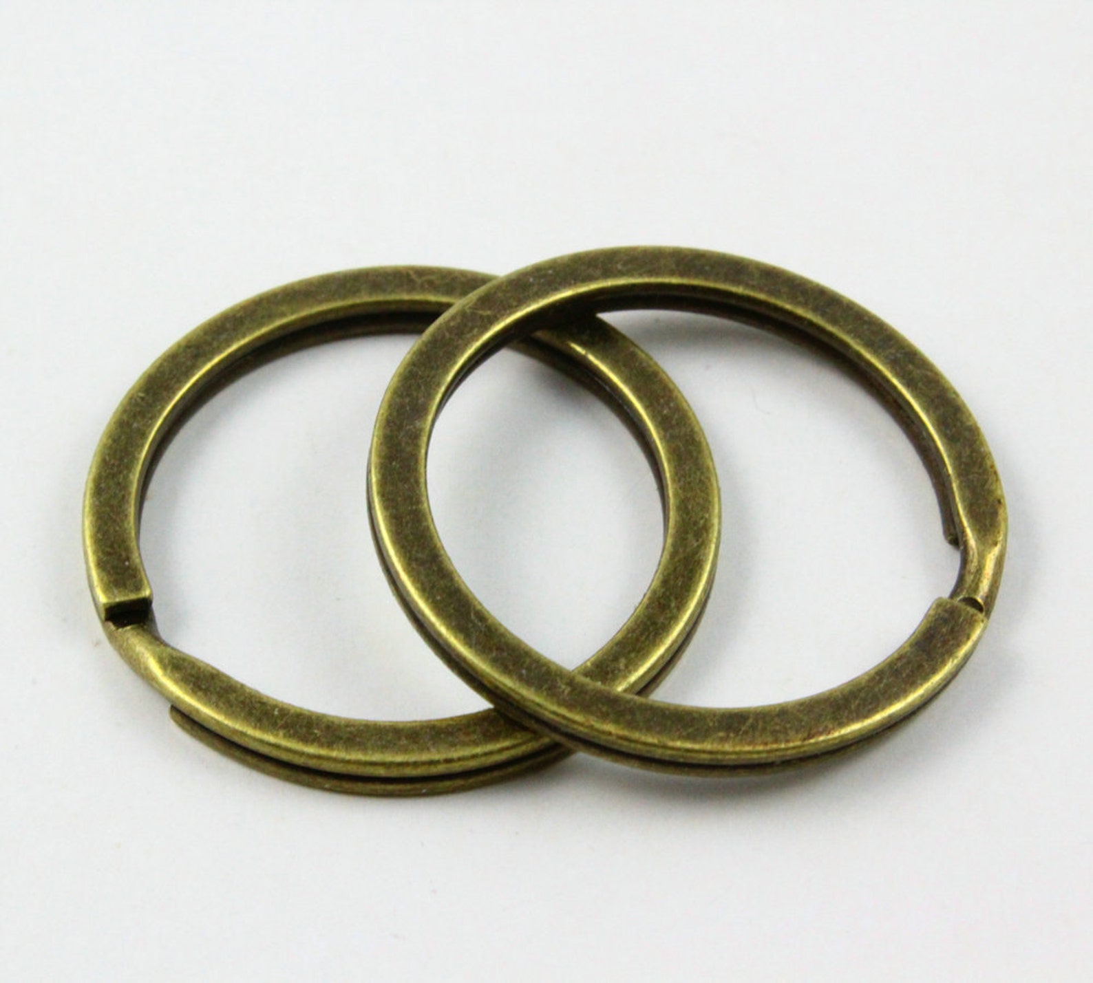 20Pcs 30mm Antique Brass Key Ring PND502 Etsy