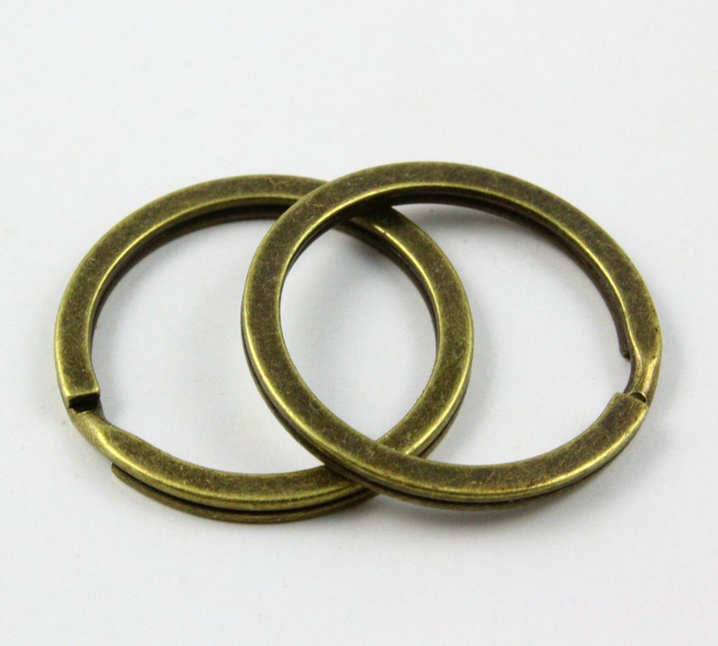 20Pcs 30mm Antique Brass Key Ring PND502 Etsy