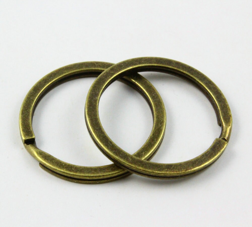 20pcs 30mm Antique Brass Key Ring PND502 - Etsy