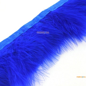1 Yard Blue Feather Trim (YM302)