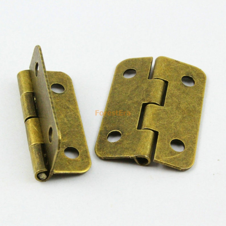 20pcs Antique Brass Hinge Small Hinge Box Hinge 30x21mm Etsy