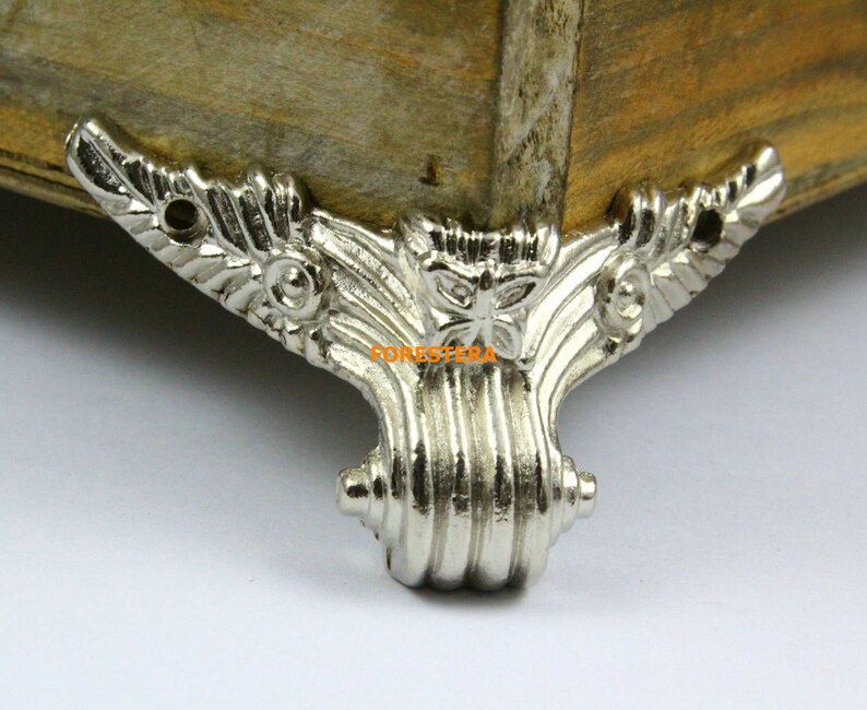 4pcs Silver Jewelry Box Feet Animal Box Leg Case Feet 57x27mm Etsy