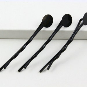 50Stücke Gunmetal Bobby Pins Haarspangen 42mm (PND527)