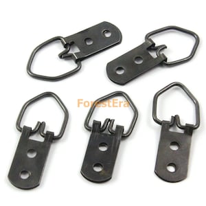 30Pcs Black Photo Frame Hook Hanging Photo Frame Hanger (BPFH37X10)