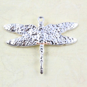 20Pcs Antique Silver dragonfly Charm dragon fly Pendant 36x27mm PND562 image 2