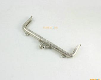 1Pcs Silver Purse Frame Bag Frame Handbag Frame 18CM (KJJ61)