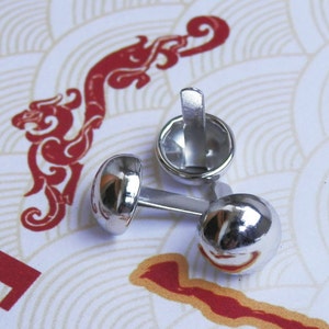 400Pcs 10mm Silver Round Dome Purse Feet (SR-PF10)