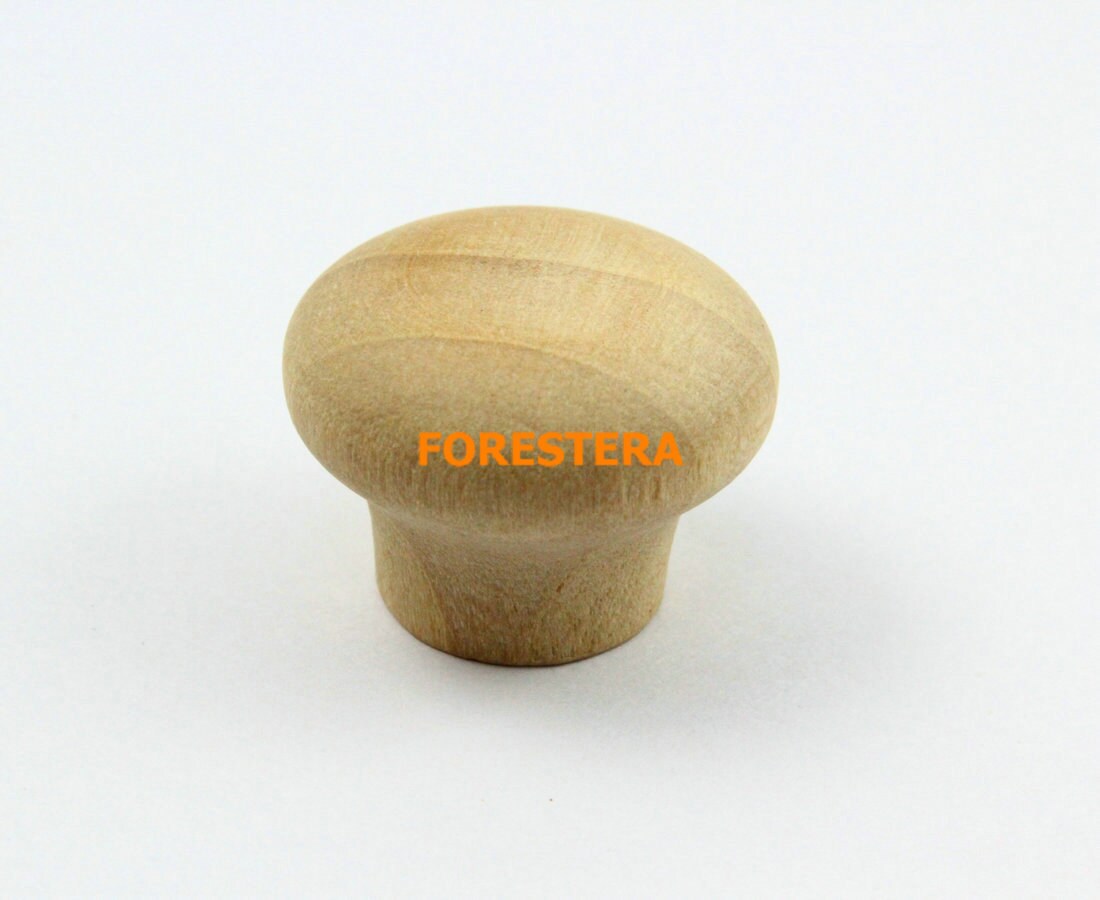 1pcs Unfinished Wood Knob Wooden Dresser Handle Drawer Knob Etsy UK