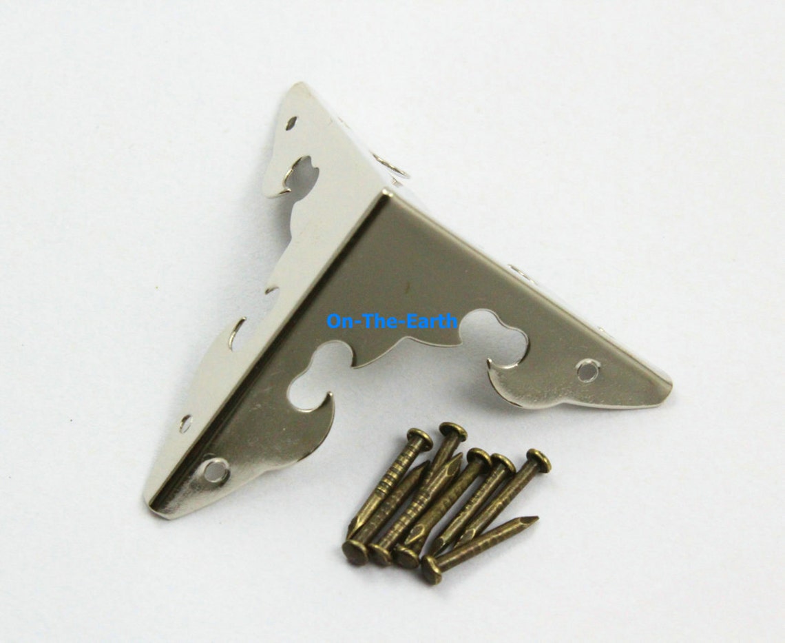 4pcs Silver Jewelry Box Corner Decoration Corner Protection Etsy