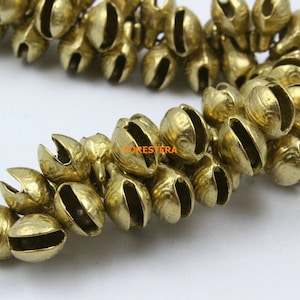 50Pcs 11mm Brass Tiger Bell Jingle Bell Pet Bell (HTLD11)