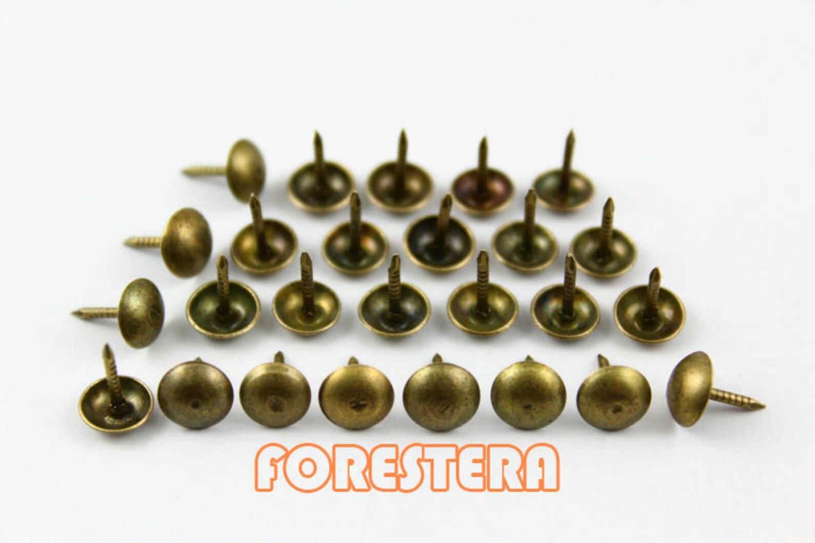 100pcs 7mm Antique Brass Upholstery Tacks Nails Small TN004 Etsy
