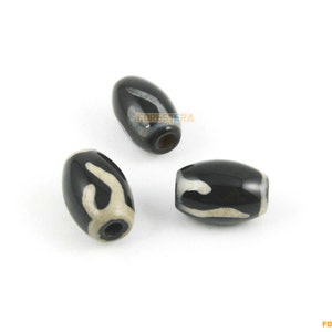 12x8mm Dzi Agate Bead Oval Agate Bead for Jewelry (BEAD-A31-03)