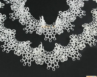 Nastro In Pizzo Di Seta Latte 10 Cm X 5 Mt – Grigio Scuro, Ricamo Vintage, Decorativo Per Cucito E Artigianato