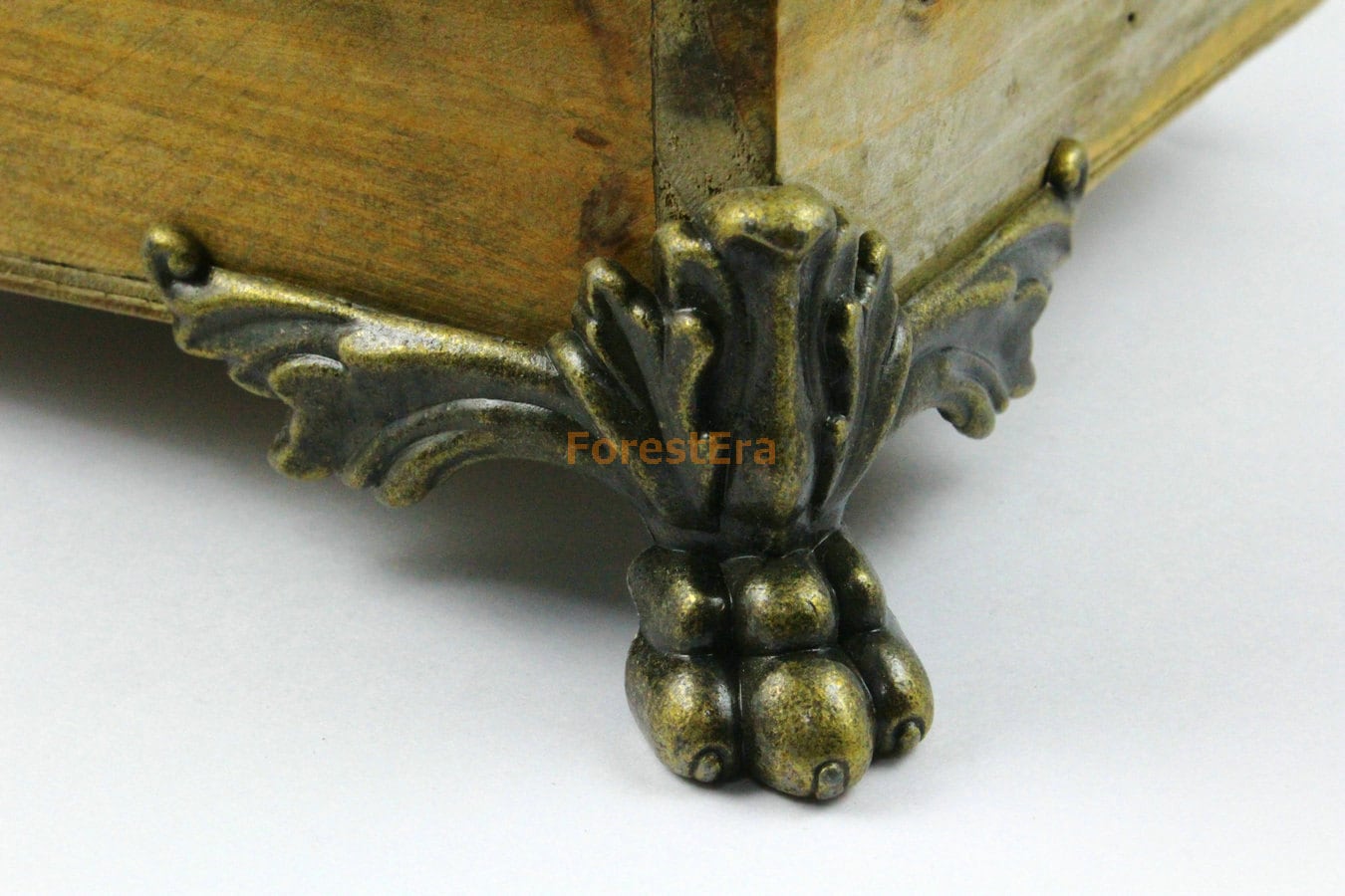 4Pcs Antique Brass Jewelry Box Feet Animal Box Leg 84x42mm Etsy