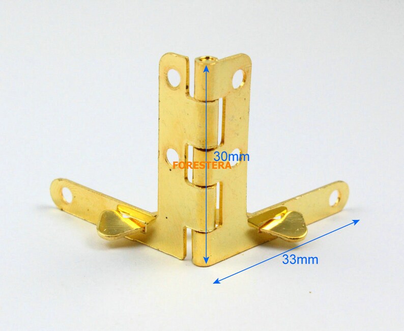 20pcs Gold Jewelry Box Hinge 33x30mm HINGE23 Etsy