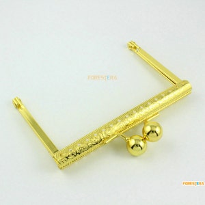 1Pcs Purse Frame 10.5CM Gold Bag Purse Frame Handbag Frame (KJJ9-G)
