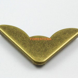 40mm Bronze Metal Corner Protection Corners Vintage Box Corner