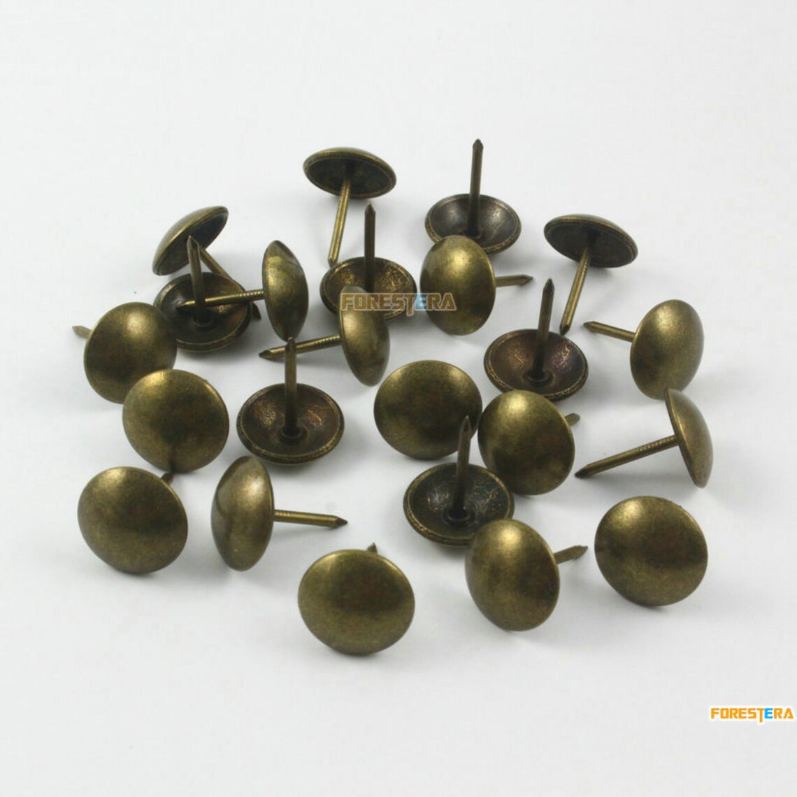 100pcs 13mm Antique Brass Upholstery Tacks Nails TN15 Etsy
