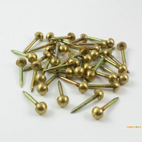30pcs 8mm Solid Brass Upholstery Tacks Nails TN79 