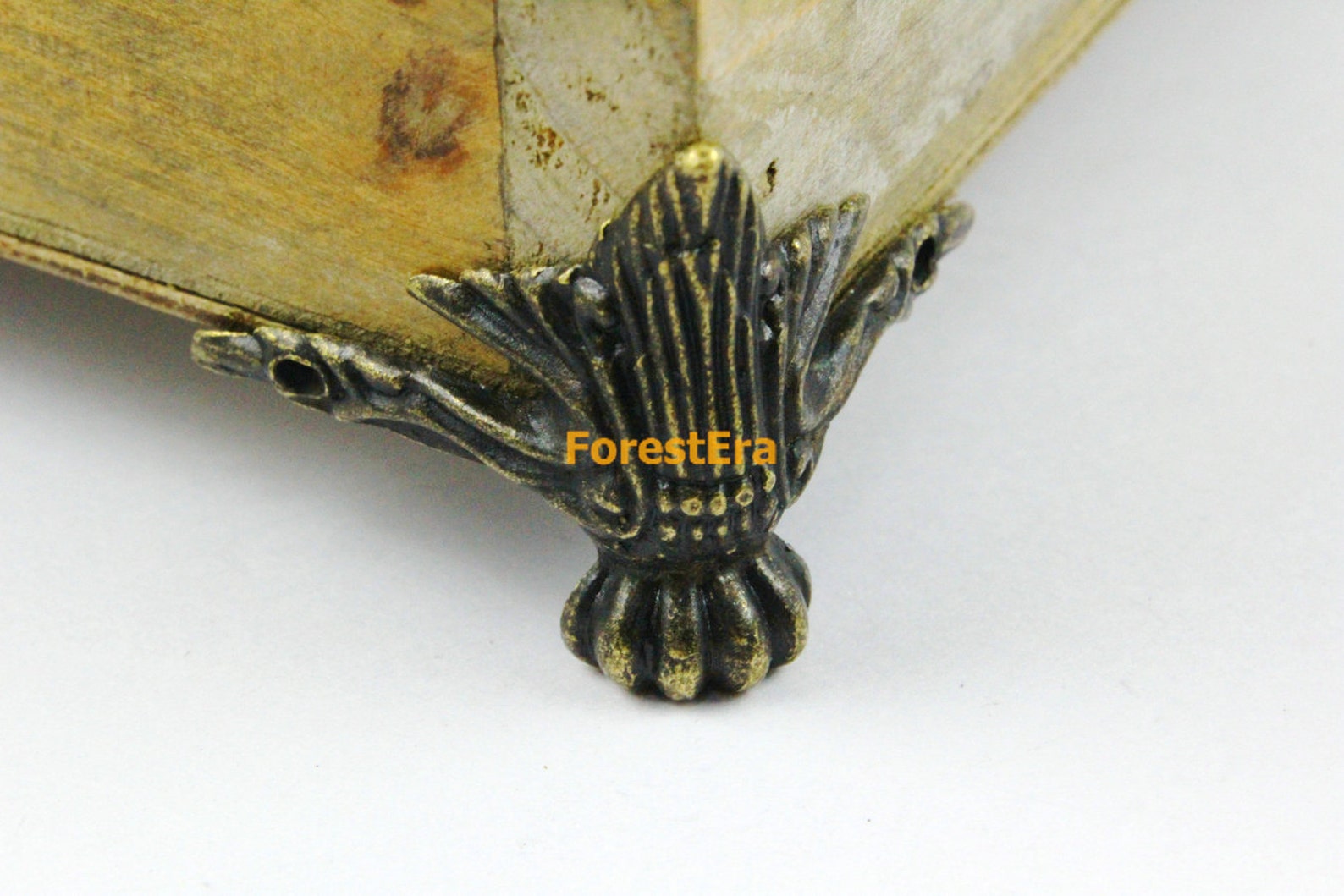 4pcs Antique Brass Jewelry Box Feet Animal Box Leg Case Feet Etsy