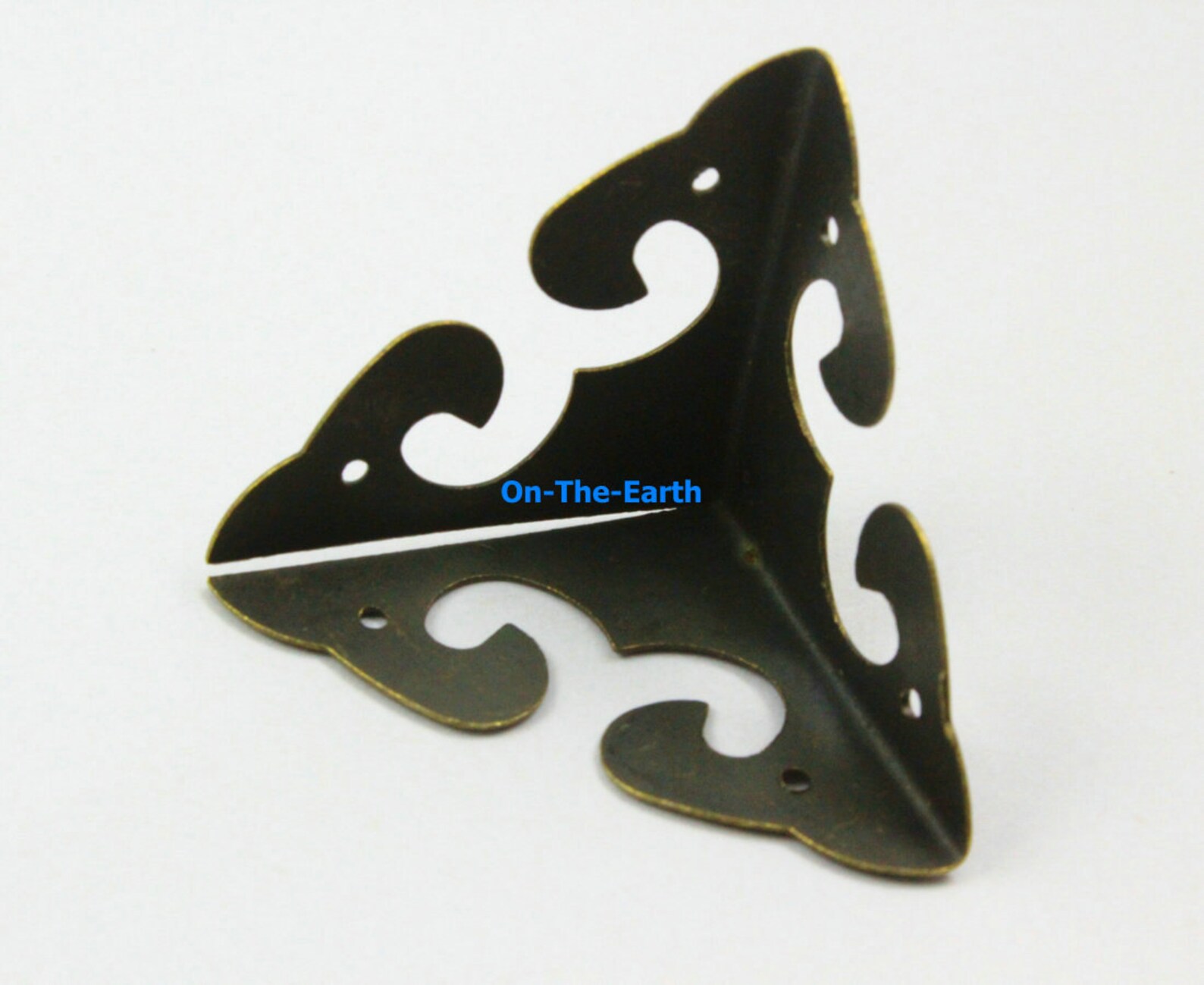 4Pcs Antique Brass Jewelry Box Corner Decoration Corner Etsy