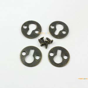 10Pcs Antique Brass Photo Frame Hook Hanging Photo Frame Hanger 25mm (BPFH25mm)
