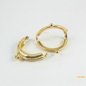 1Pcs Purse Frame 5CM Gold Bag Purse Frame Handbag Frame (KJJ51)