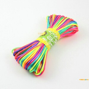20 Yards 2.5mm Colorfull Chinese Knot Cord Bracelet Cord Bead Cord (ZGJX18)