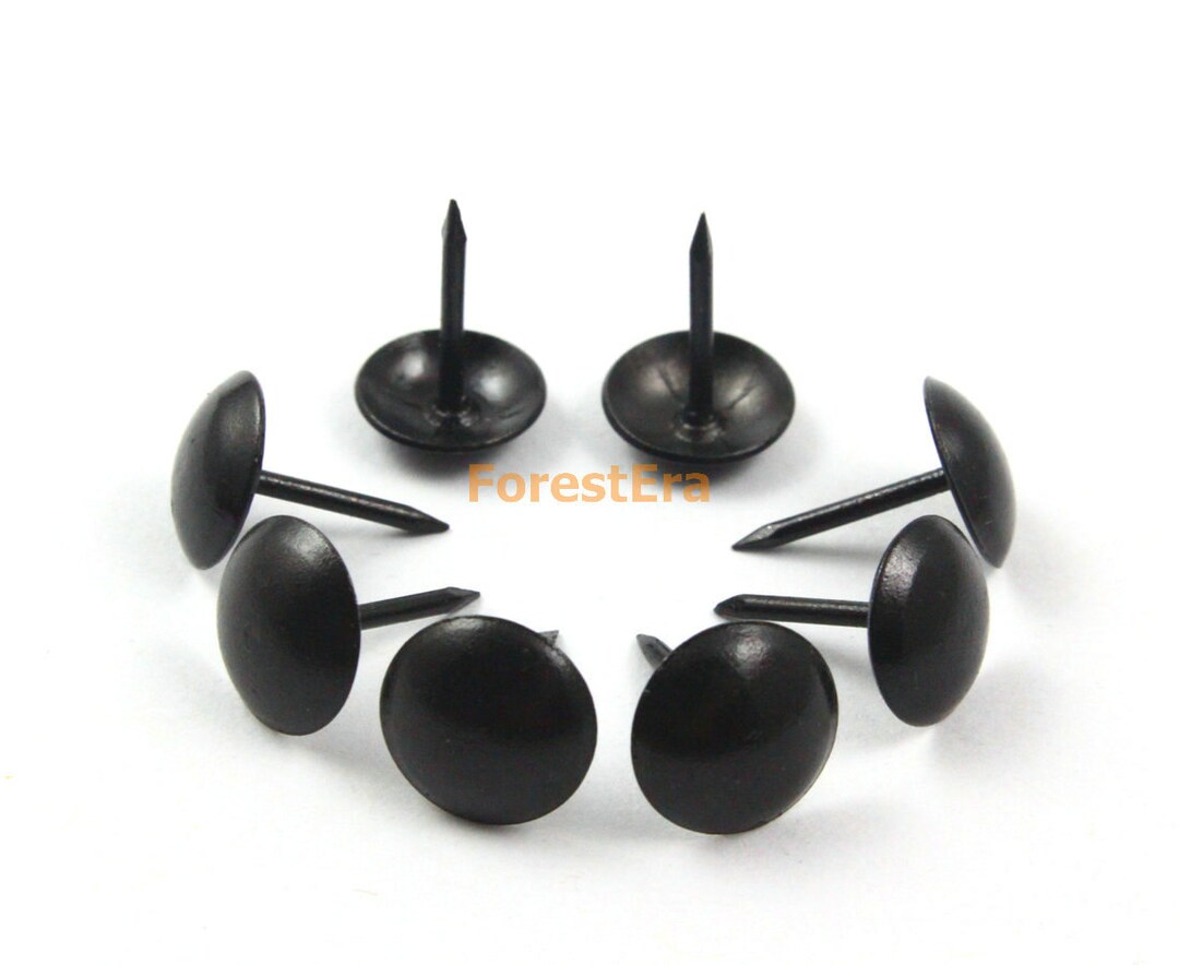 100pcs 11x15mm Black Upholstery Tacks Nails TN54 Etsy