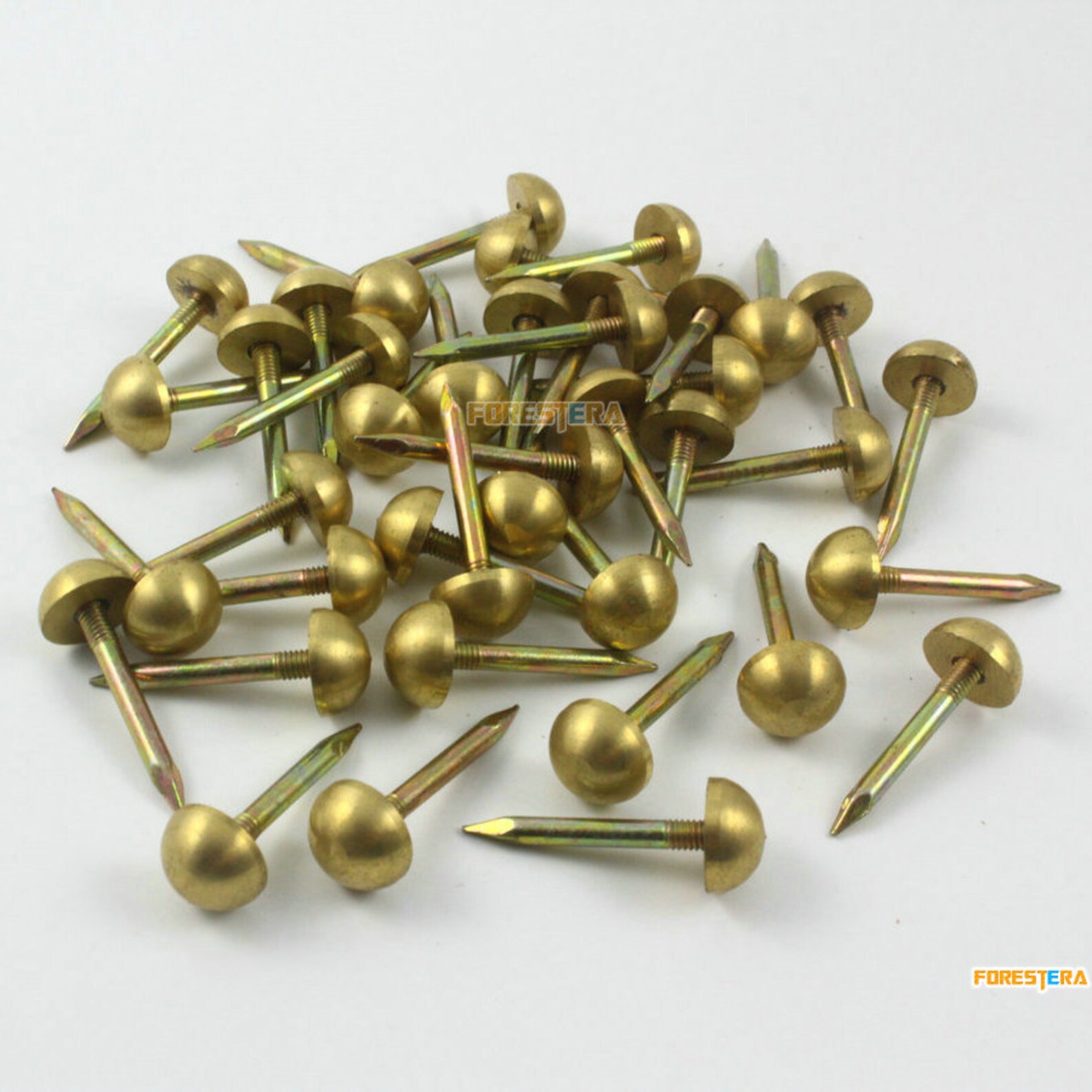 20pcs 10mm Solid Brass Upholstery Tacks Nails TN74 Etsy