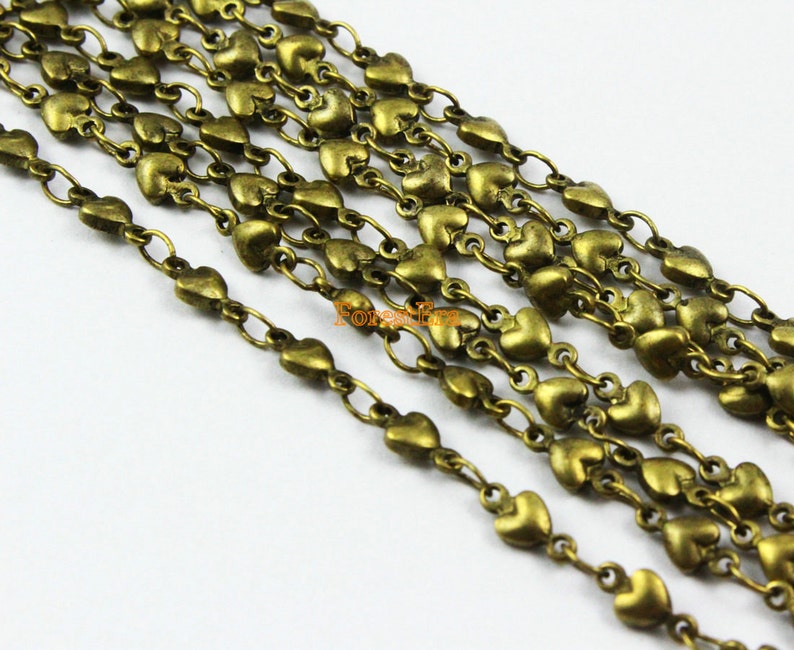 1Pcs 3.28ft 1m 7x3.5mm Antique Brass Necklace Chains Jewelry Etsy
