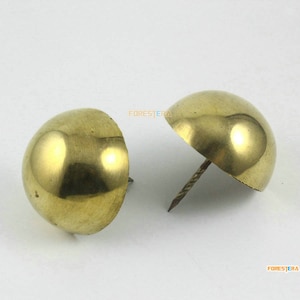 1Pcs 50mm Solid Brass Upholstery Tacks Nails (TN78)
