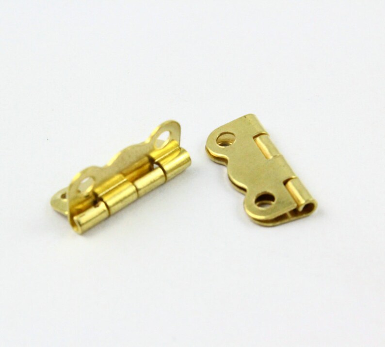 20pcs Gold Hinge Small Hinge Box Hinge 16x13mm HINGE04 Etsy