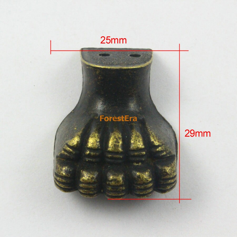 4pcs Antique Brass Jewelry Box Feet Animal Box Leg Case Feet Etsy