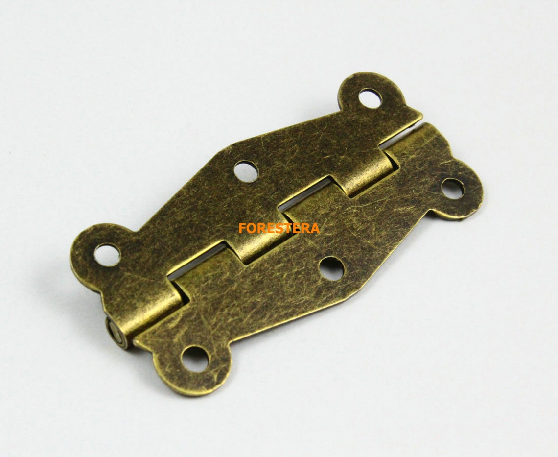 10pcs Antique Brass Small Hinge Box Hinge 51x24mm HINGE17 Etsy UK