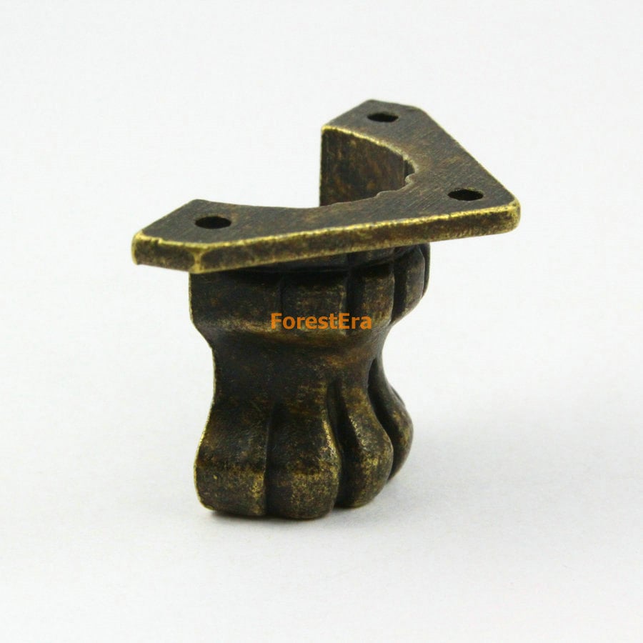 Solid brass jewelry shop box feet