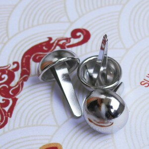 300Pcs 12mm Silver Round Dome Purse Feet (SR-PF12)