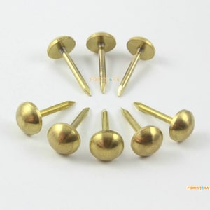 20Pcs 12mm Solid Brass Upholstery Tacks Nails (TN84)